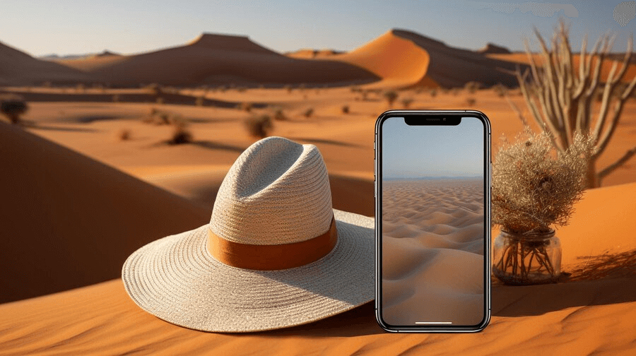 Desert sunset photography